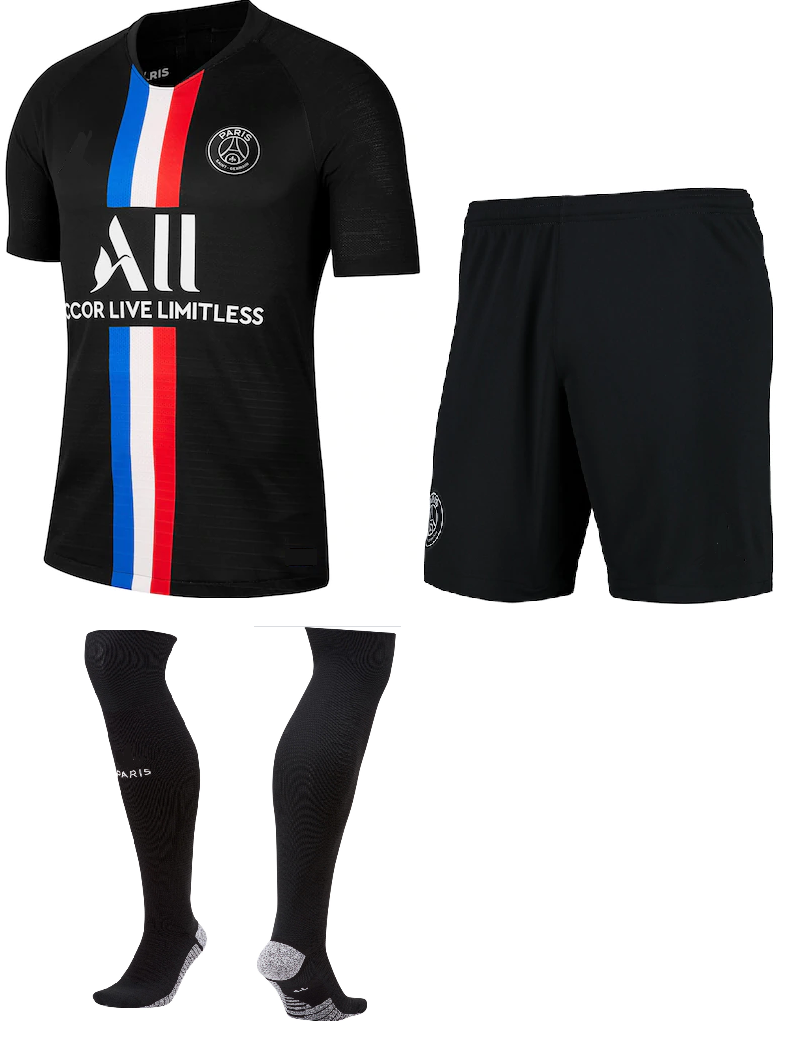Kit adulto PSG 2019 2020 IIII Fourth jogador 